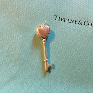 Tiffany & Co Heart Key Locket 925 Sterling Silver